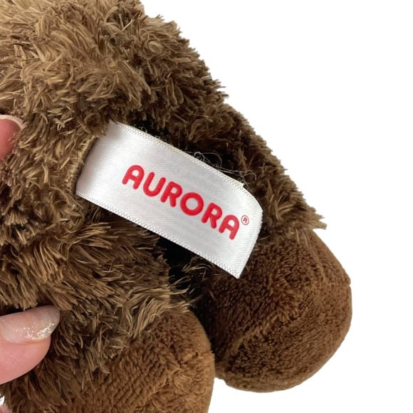 Aurora Maxamoose Mini Flopsie Plush Brown Moose 8" Stuffed Animal Toy - Picture 7 of 7